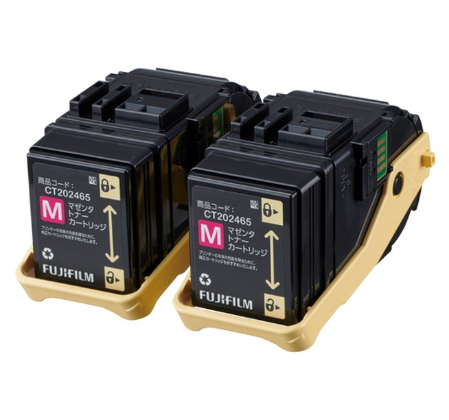 【CT202465】富士フイルム製純正トナーカートリッジ　マゼンタ　2本セット