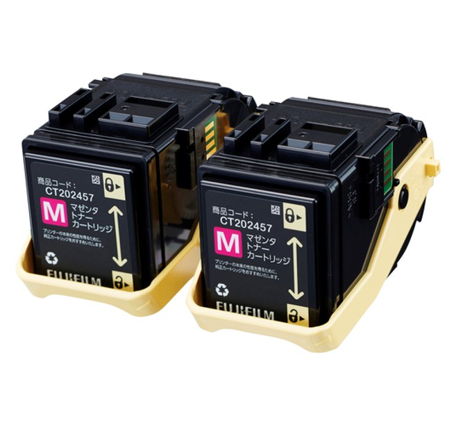【CT202457】富士フイルム製純正トナーカートリッジ　マゼンタ　2本セット